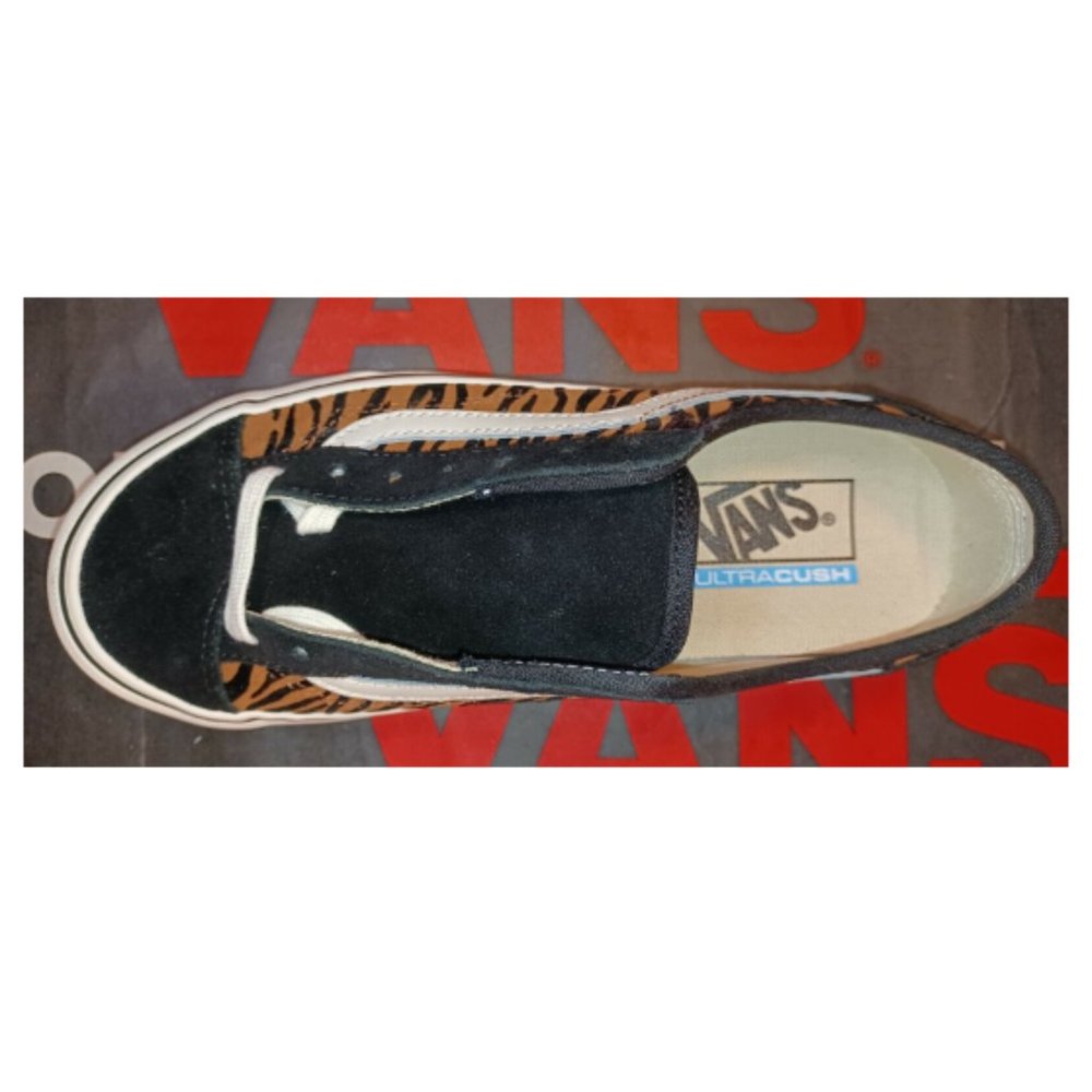 Vans Style 36 Decon Sf (Animal Stripes) Black Marshmallow Women's 10 VNOA5HYR9ZY - Picture 4 of 13